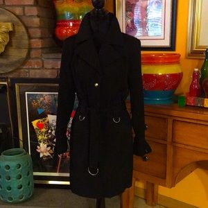 New York&Company Black Trench Coat